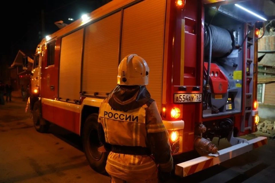 Пожар произошел в доме