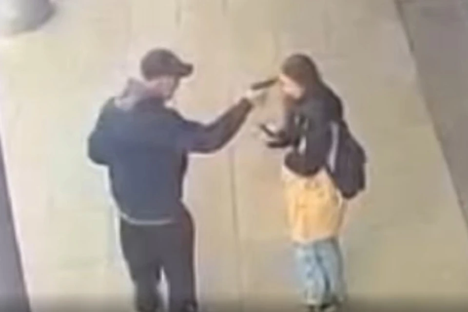 Появилось видео, как пенсионер угрожает 17-летней девушке у фудкорта в Петербурге. Фото: ГУ МВД России по СПб и Ло