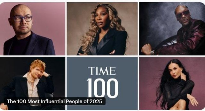 Журнал Time опубликовал список 100 самых влиятельных людей 2025 года. Фото:соцсети