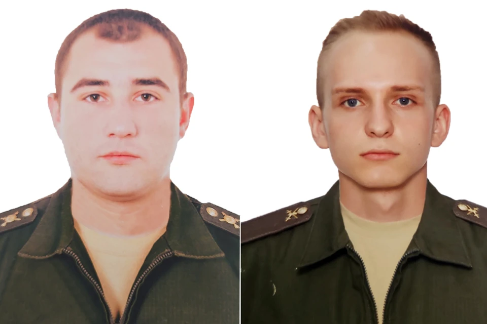 Ефрейтор Максим Антонов и Ефрейтор Евгений Кирсанов
