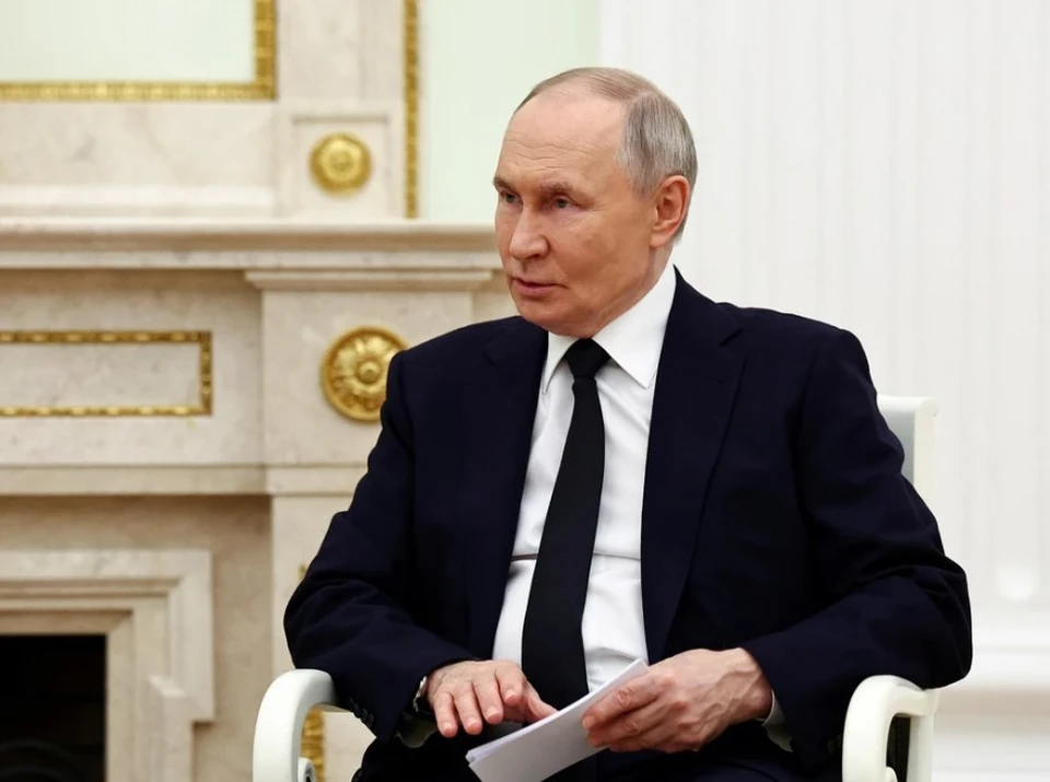 Путин провел рабочую встречу с председателем Госдумы РФ Володиным
