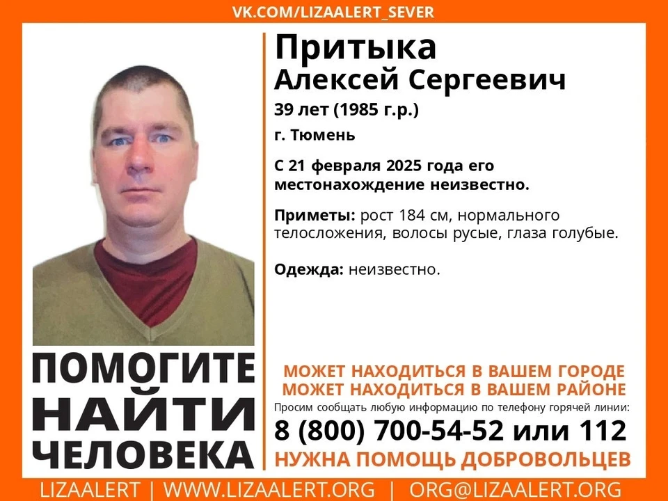 Фото: Поисковый отряд «ЛизаАлерт» Тюменской области.
