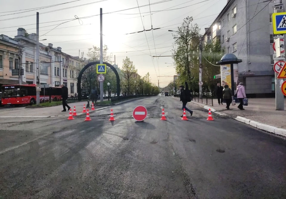 Калужане продолжают жаловаться на дороги в центре города.