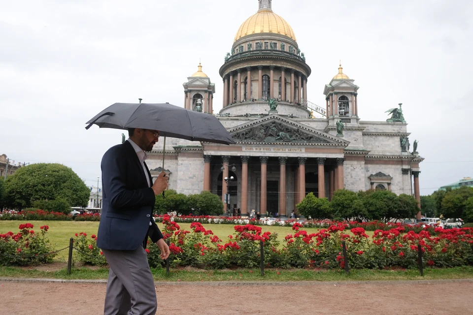 Температура воздуха в Петербурге составит всего +5…+7 градусов.