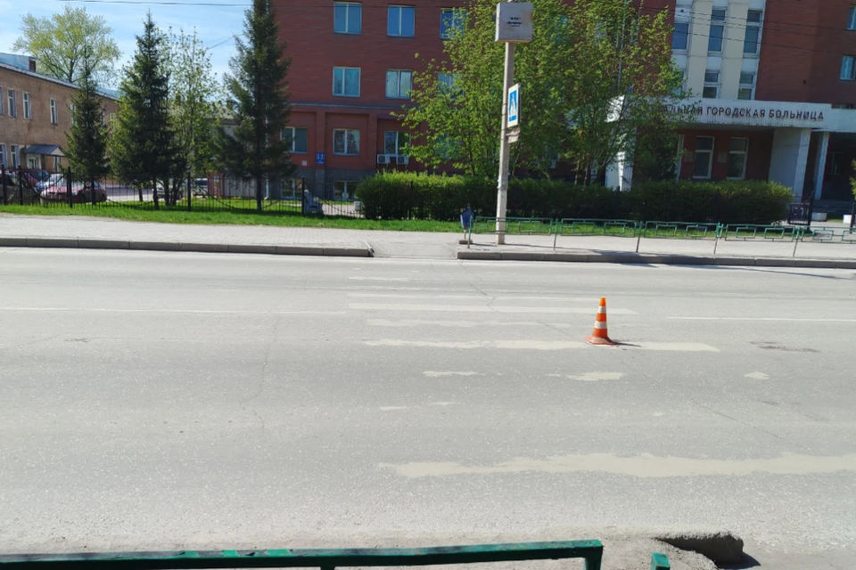 Потерпевший переходил дорогу по пешеходному переходу. Фото: ГАИ по Новосибирской области