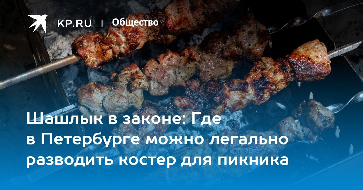 Где в Санкт-Петербурге можно устроить пикник с шашлыками: легальные места и правила