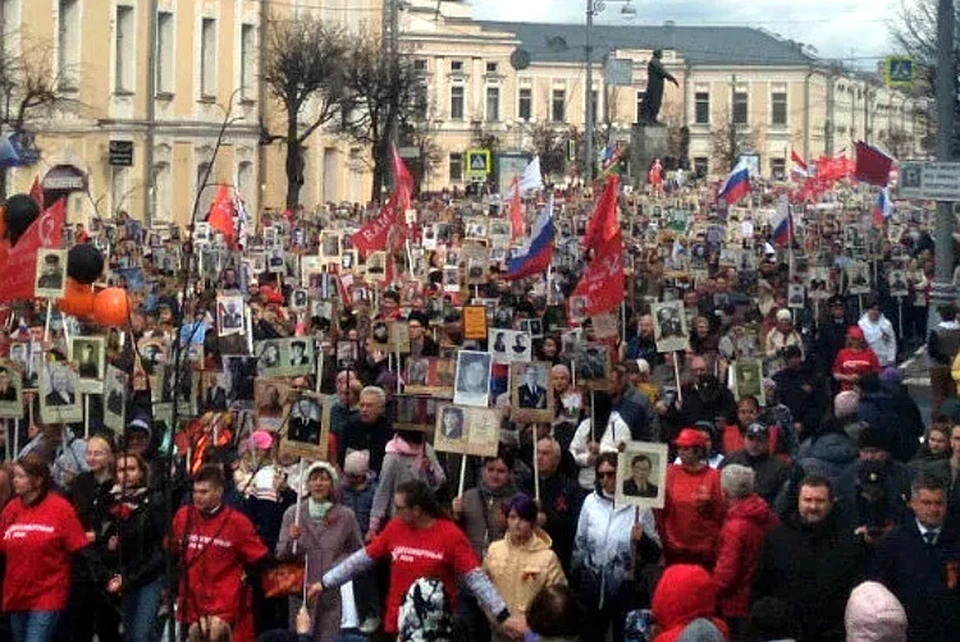 Шествие «Бессмертного полка» после двухлетнего перерыва вновь состоится в Твери.