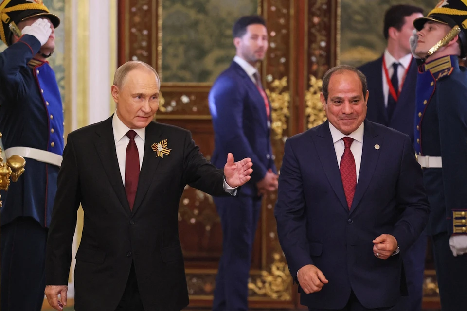 В Кремле состоялись переговоры лидеров России и Египта.
