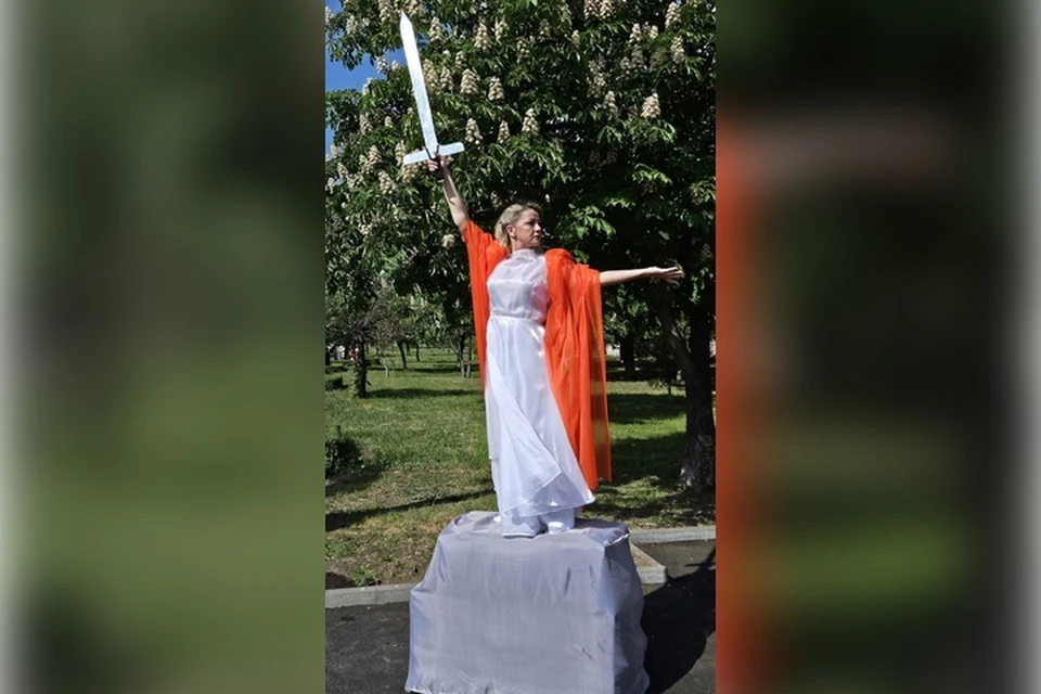 К празднованию Дня Победы подошли нестандартно. ФОТО: Администрация Алчевска