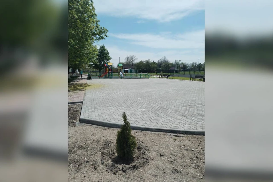В округе на Ставрополье завершили благоустройство площади. Фото: администрация Георгиевского округа