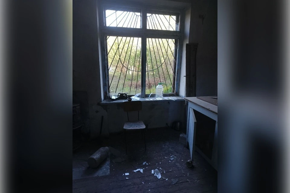 Дрон ВСУ бомбил здание водоканала в Коробках. Фото: тг-канал Павла Филипчука