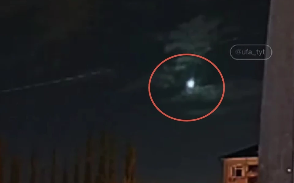 Метеорит пролетел этой ночью над Уфой.