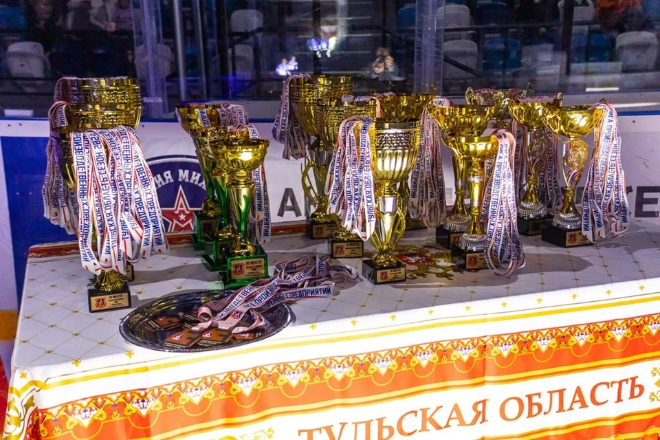 Чемпионат Лиги производственных предприятий по хоккею завершился в Туле