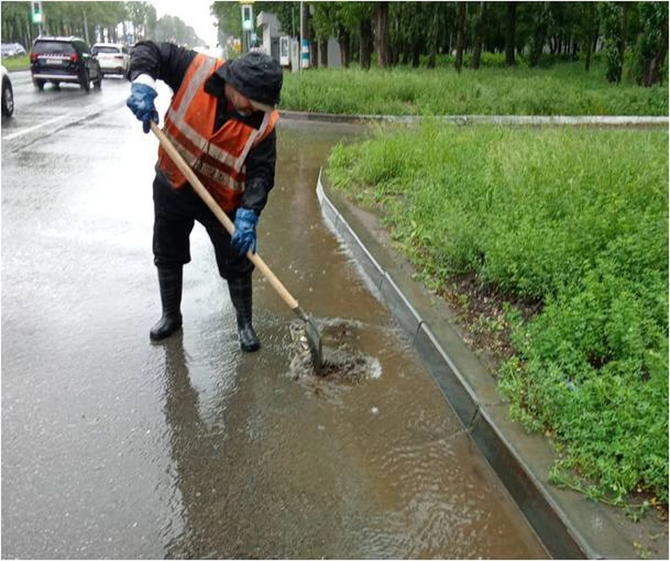 Во время дождя ульяновцы жаловались на протечки крыш, падения деревьев и подтопления. Фото администрация Ульяновска