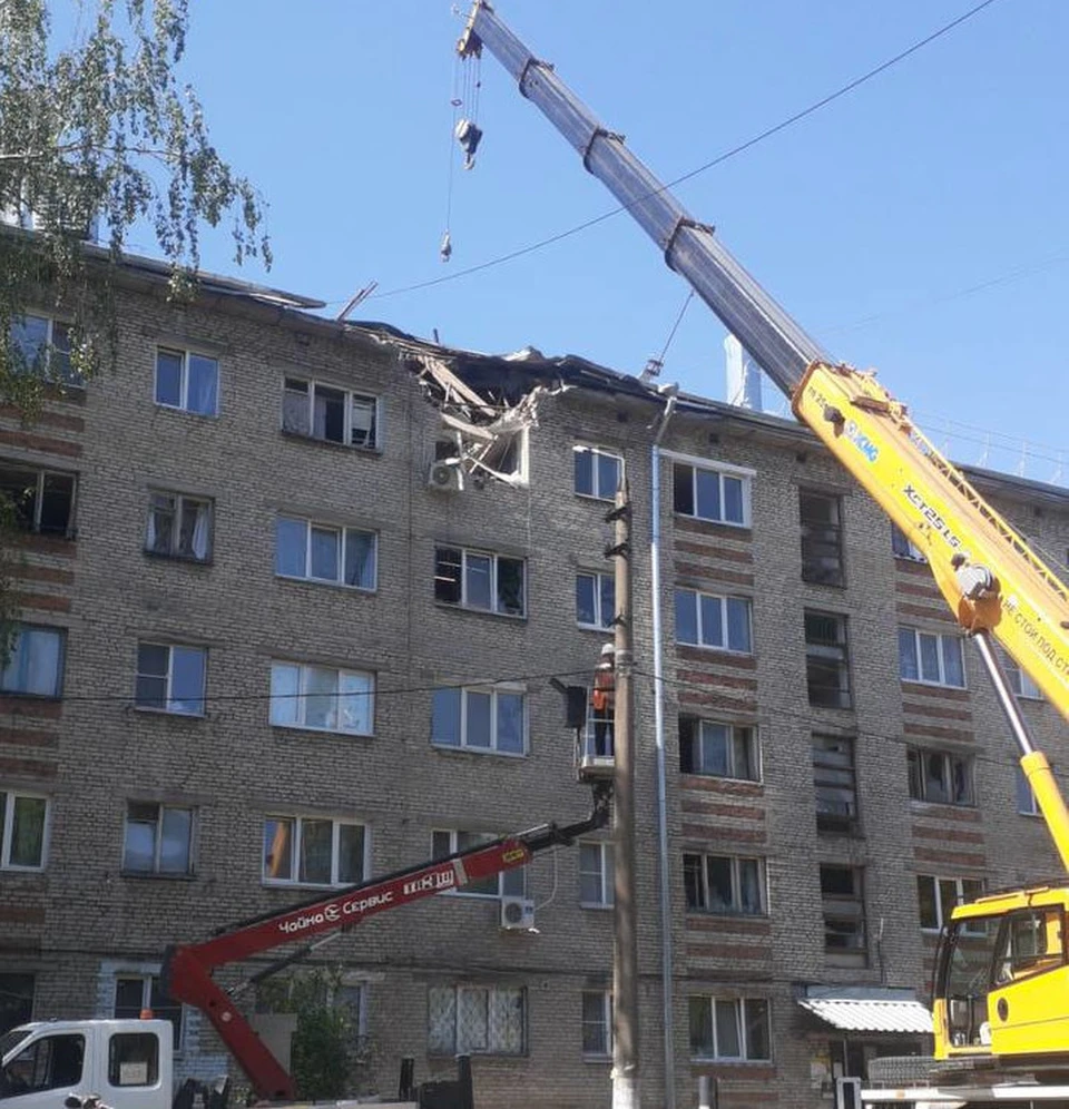 В Туле приступили к восстановлению пострадавшего от сбитого БПЛА жилого дома