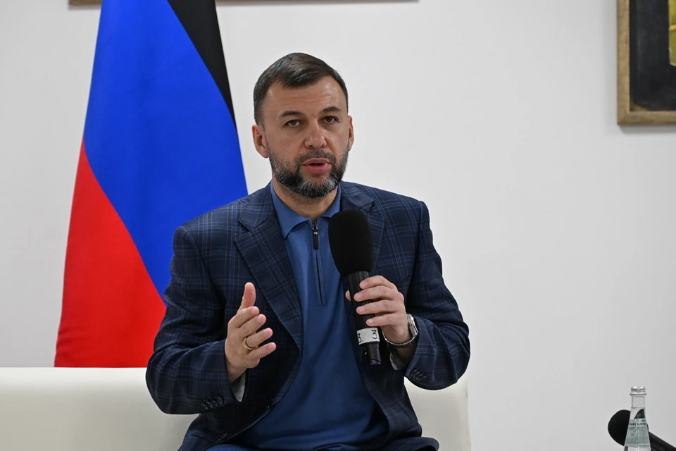 Денис Пушилин провел республиканское родительское собрание. Фото: denis-pushilin.ru