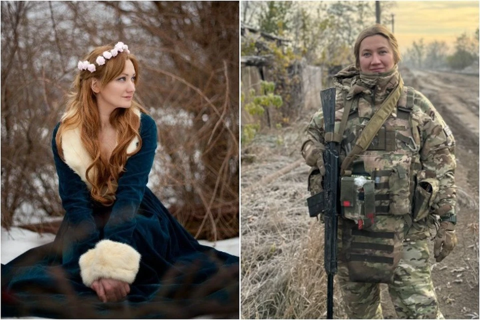 Анастасия до СВО работала дизайнером, а потом стала медсестрой в штурмовой группе. Фото: из личного архива.