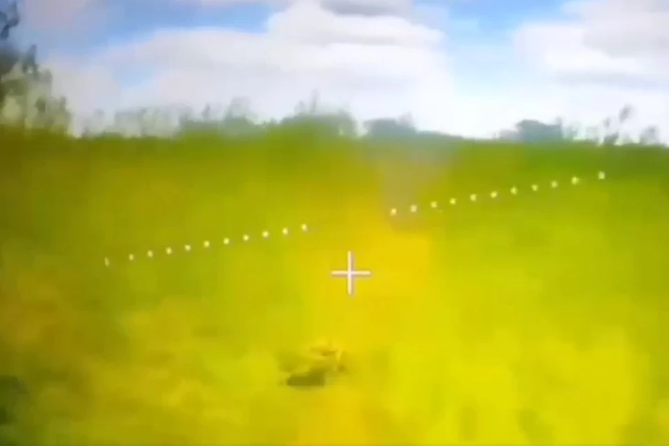 Уничтожение квадроцикла ВСУ оператором FPV-дрона