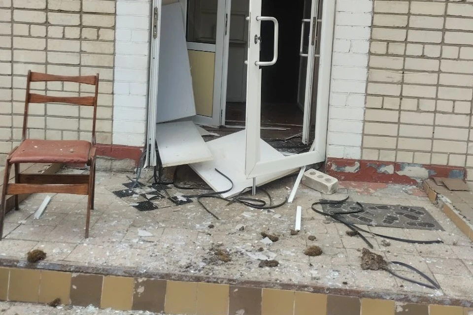 Во время удара ВСУ пострадала пожилая женщина Фото: ТГ-канал Владимира Сальдо