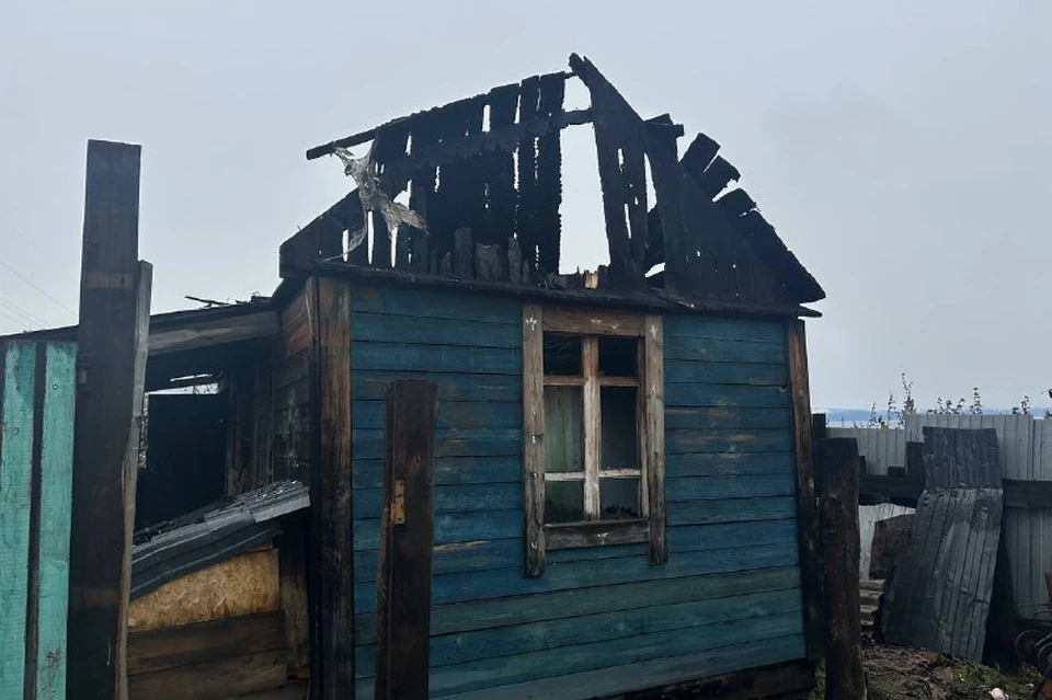 Дача, где произошло массовое убийство.