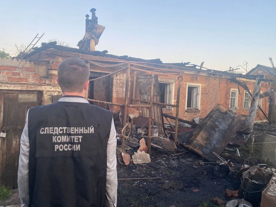 Следственный комитет проводит проверку по факту гибели на пожаре в Щекинском районе Тульской области