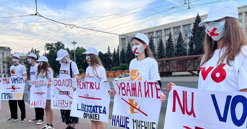 В Молдове свободы слова больше нет, как и демократии, свободы выбора и многого другого. Фото: соцсети