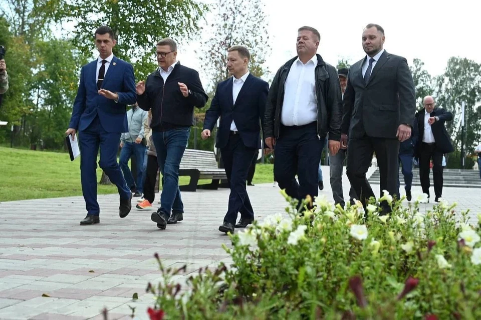 Парк «Дворцовый» в Златоусте появился в результате голосования жителей. Фото: пресс-служба губернатора. Фото: пресс-служба губернатора.