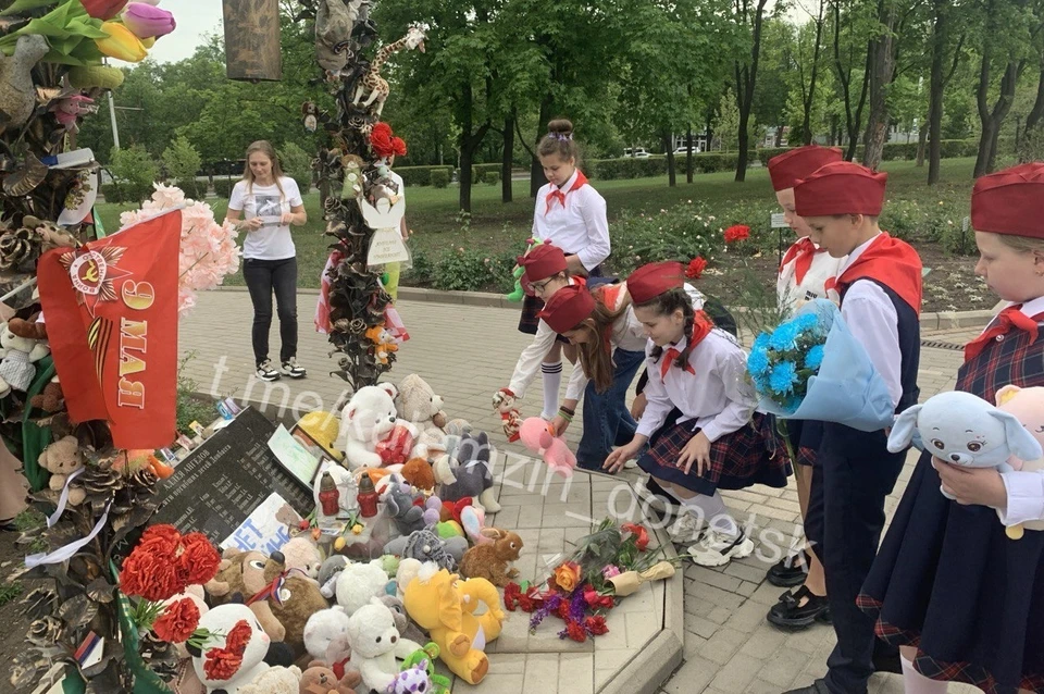 Дончане свято хранят память о маленьких ангелах Донбасса. Фото: ТГ/Кулемзин
