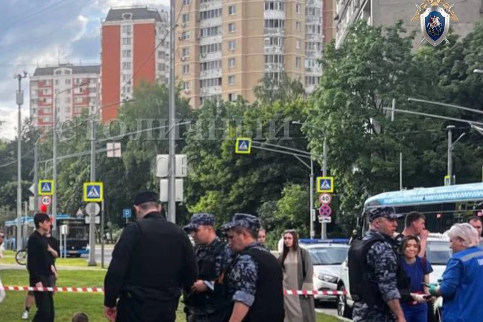 Кадры с места преступления