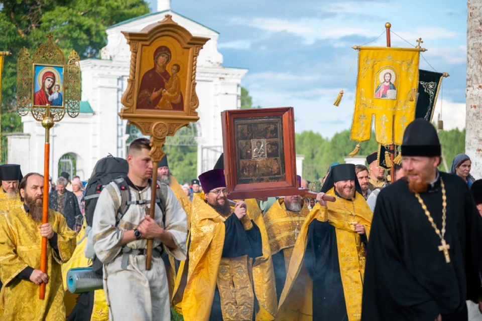 Паломникам предстоит преодолеть путь почти в 150 км. ФОТО: Вятская епархия