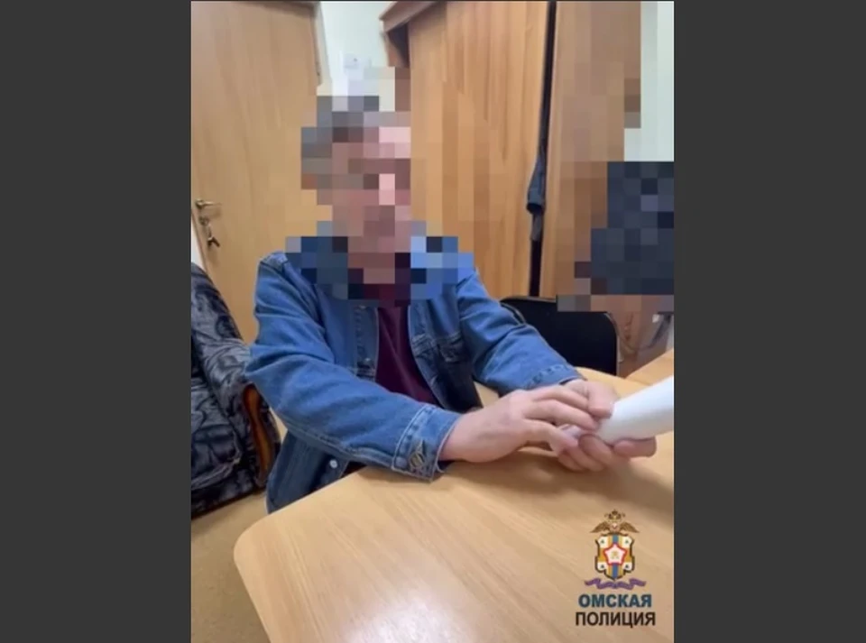 Фото: скриншот видео УМВД по Омской области