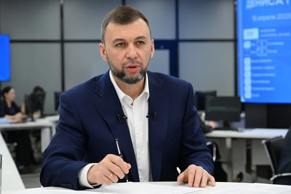 Глава ДНР Денис Пушилин проведет Прямую линию 16 июня. Фото: Сайт Главы ДНР