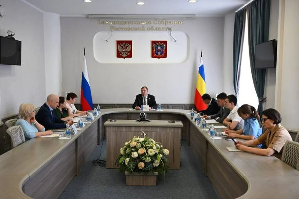 Спикер Заксобрания Ростовской области Александр Ищенко возглавил рабочую группу. Фото: ЗС РО.