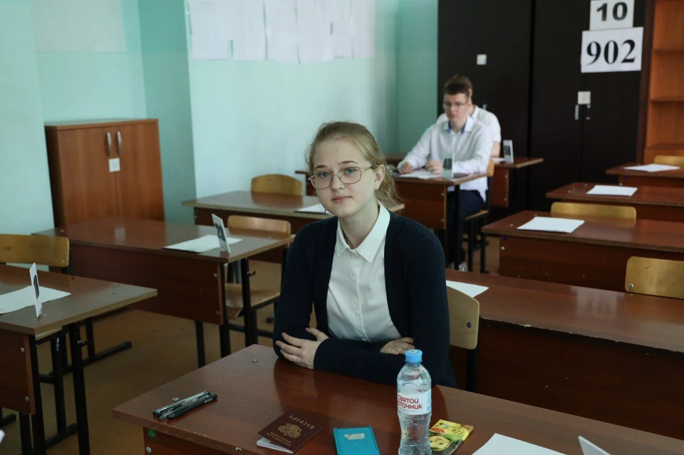 На базе школ работали 44 пункта проведения экзамена. Фото Министерства здравоохранения Липецкой области.