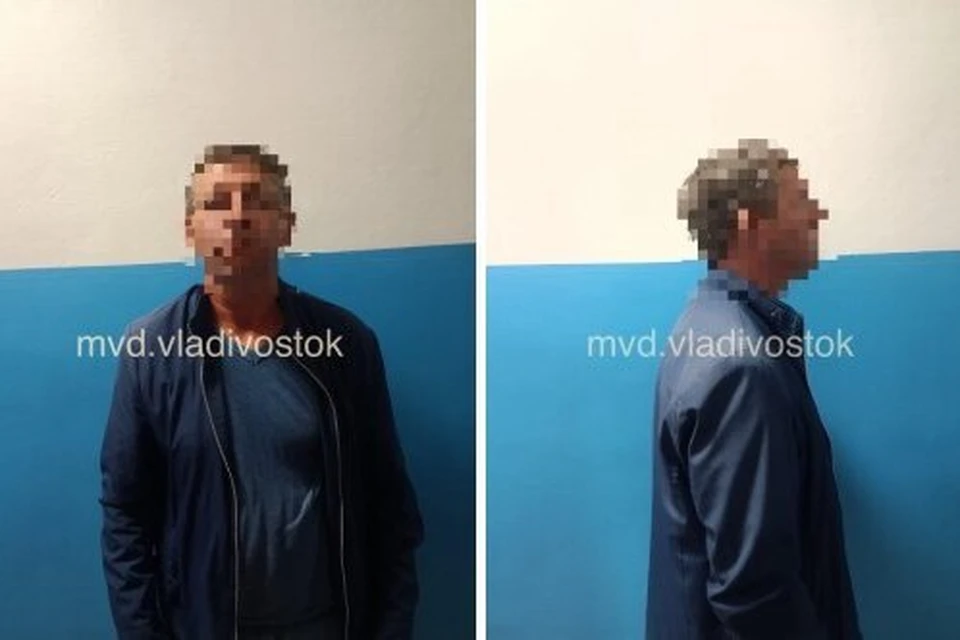 45-летнего жителя Владивостока задержали. Фото: полиция Приморья