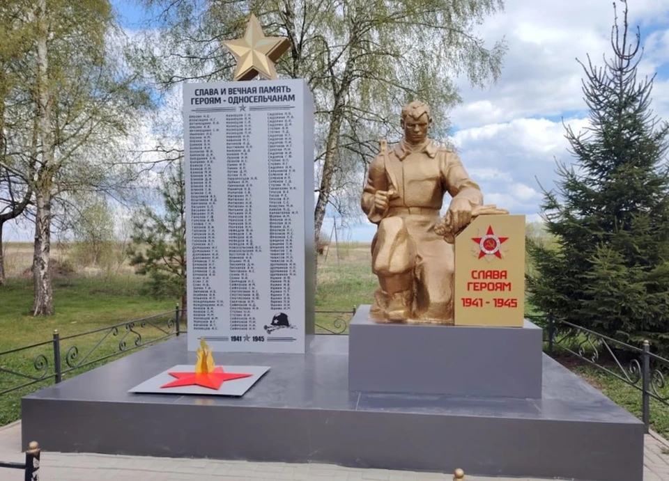 Новый облик мемориала: в Калужской области сохраняют военную память.