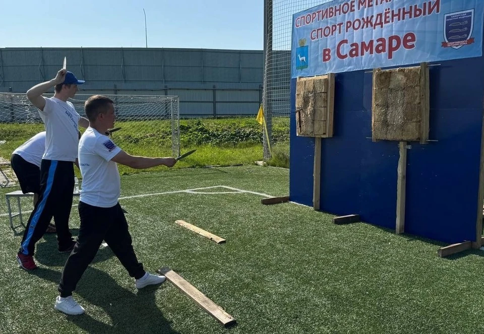 Ветеран СВО отличился в спортивном метании ножей. Фото: АНОО ДПО Таволга