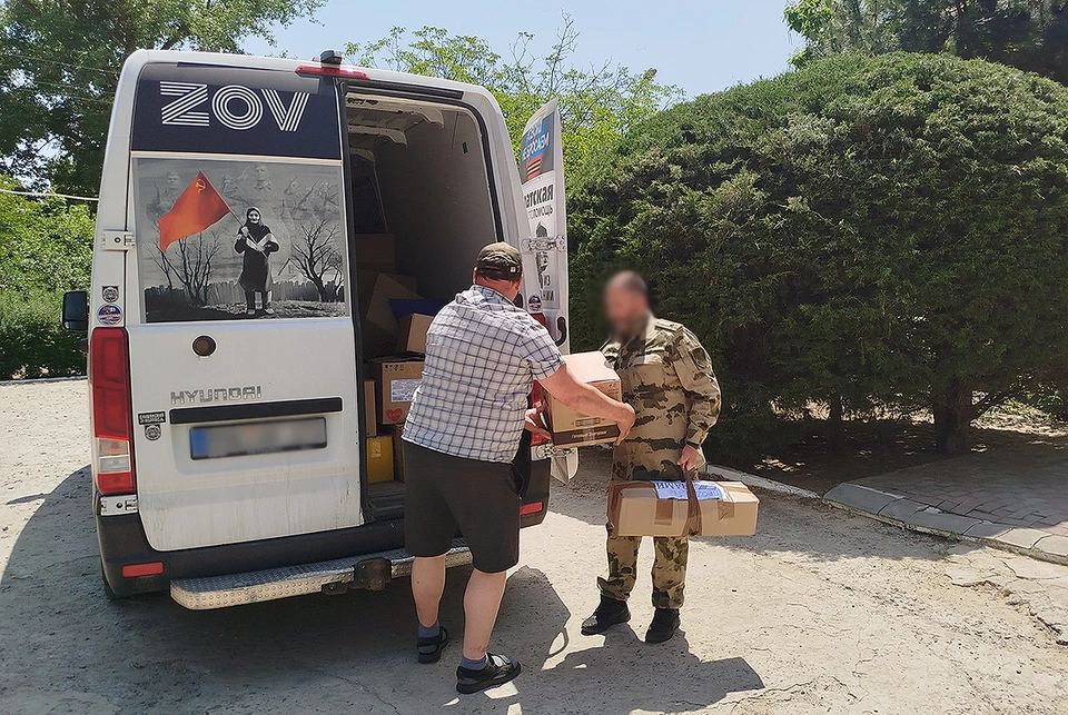 Гуманитарную помощь доставили в детский реабилитационный центр