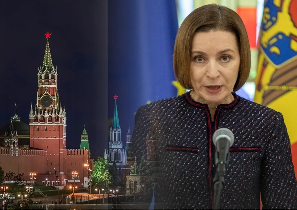 Санду пугает народ Кремлём и гибридной войной. Фото: коллаж КП