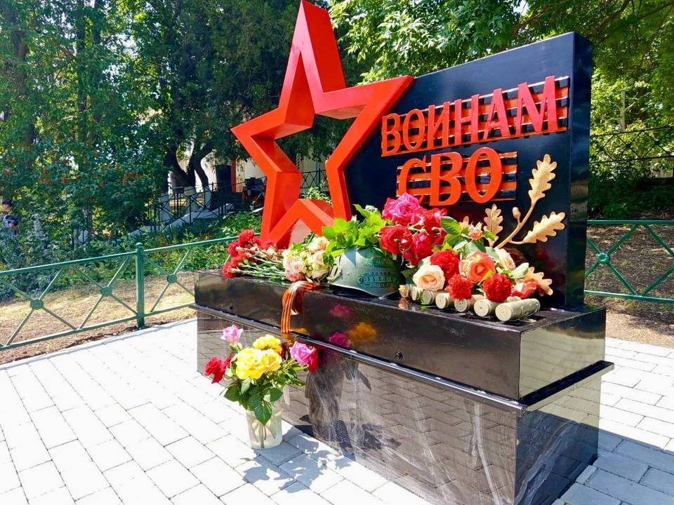Памятник «Воинам СВО». Фото: Минсельхоз Крыма/Tg