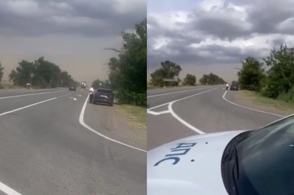 Фото: стоп-кадр видео ГАИ Ставрополья