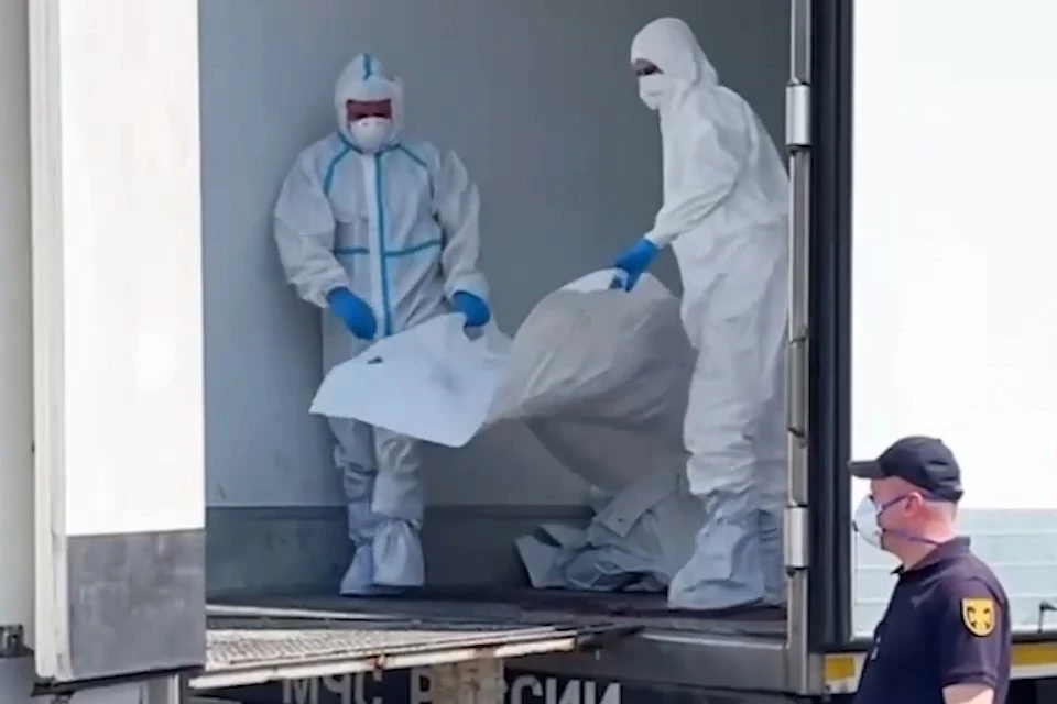 Россия завершила передачу тел 6060 офицеров и солдат ВСУ Украине, фото: скриншот из видео