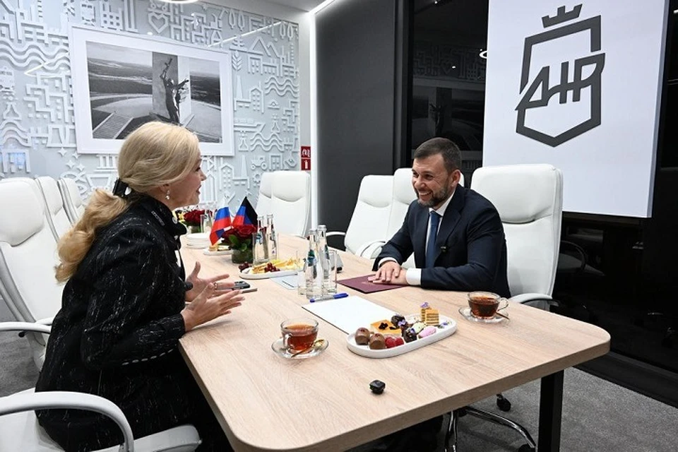 Глава ДНР продолжает работу на Петербургском международном экономическом форуме. Фото: Сайт Главы ДНР