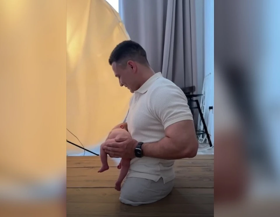 Уфимский блогер Набиев представил подписчикам новорожденного сына.