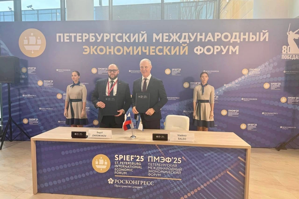 Подписано соглашение о сотрудничестве с директором Ассоциации «Национальное конгресс-бюро» Фото: ТГ-канал Владимира Сальдо