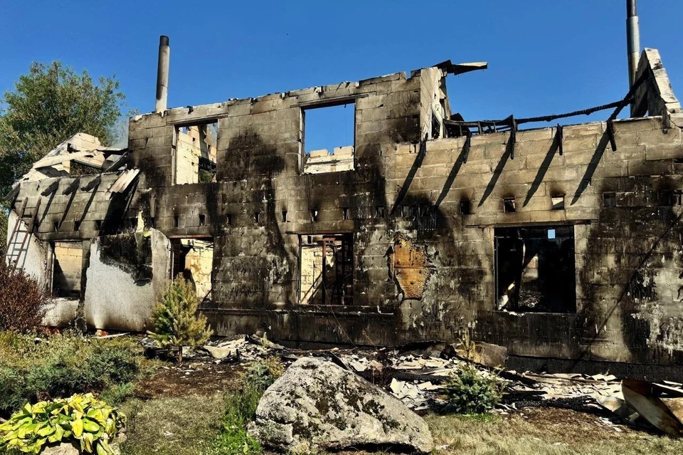 В сгоревшем доме жили несколько поколений семьи