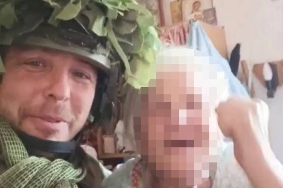 Боец с позывным «Димыч» вместе с боевыми товарищами под обстрелами вывели Марию Алексеевну из окруженной деревни. Фото: личный архив героев публикации