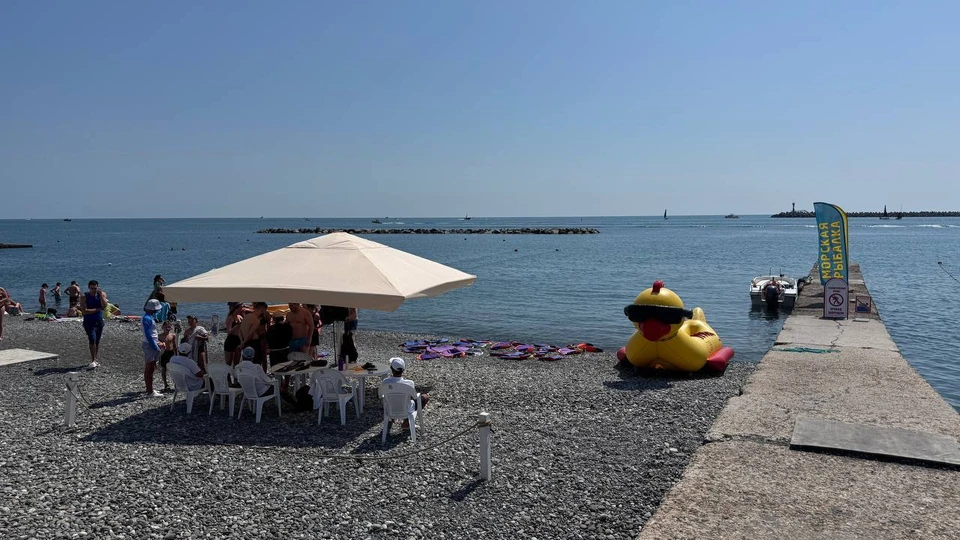 Море в Сочи прогрелось до комфортных 22 градусов