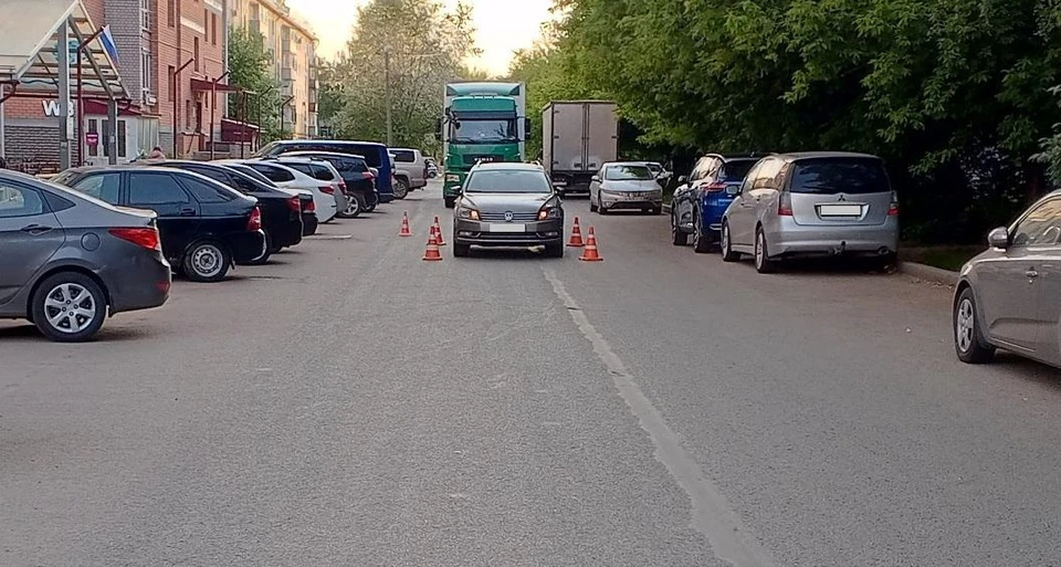 Авария произошла на улице Подгорной. Фото: Госавтоинспекция Кировской области