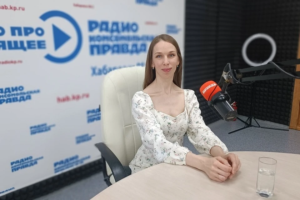 Артистка оперетты Юлия Горенская в эфире радио «Комсомольская правда» - Хабаровск»